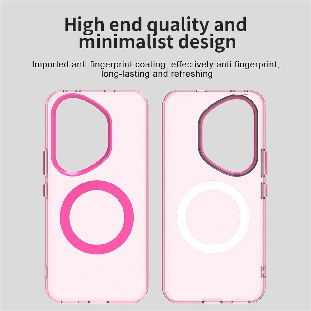 Candy gélový obal s MagSafe pre Honor 400 Pro - ružový