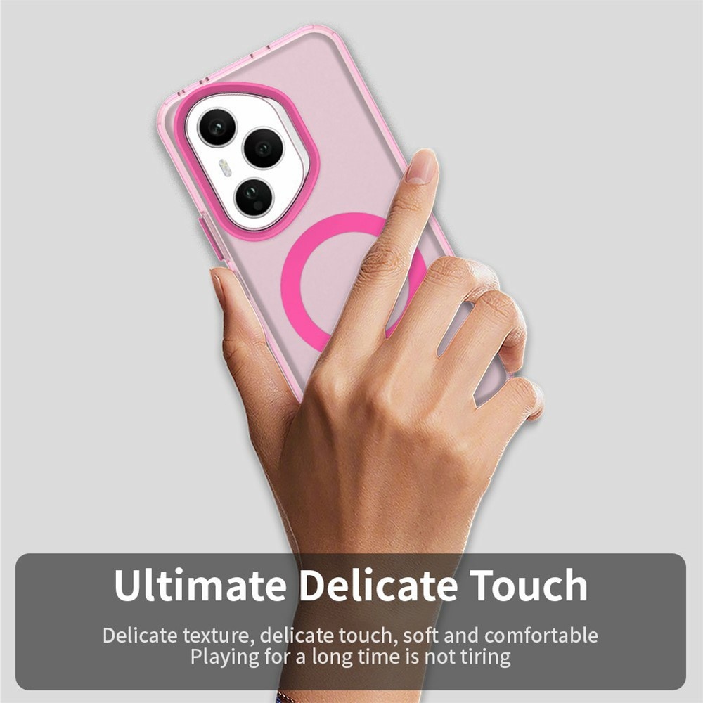 Candy gélový obal s MagSafe pre Honor 400 Pro - ružový