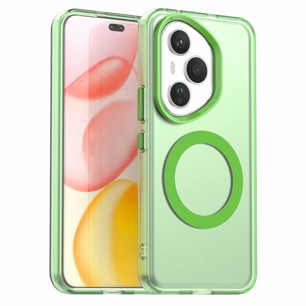 Candy gélový obal s MagSafe pre Honor 400 Pro - zelený