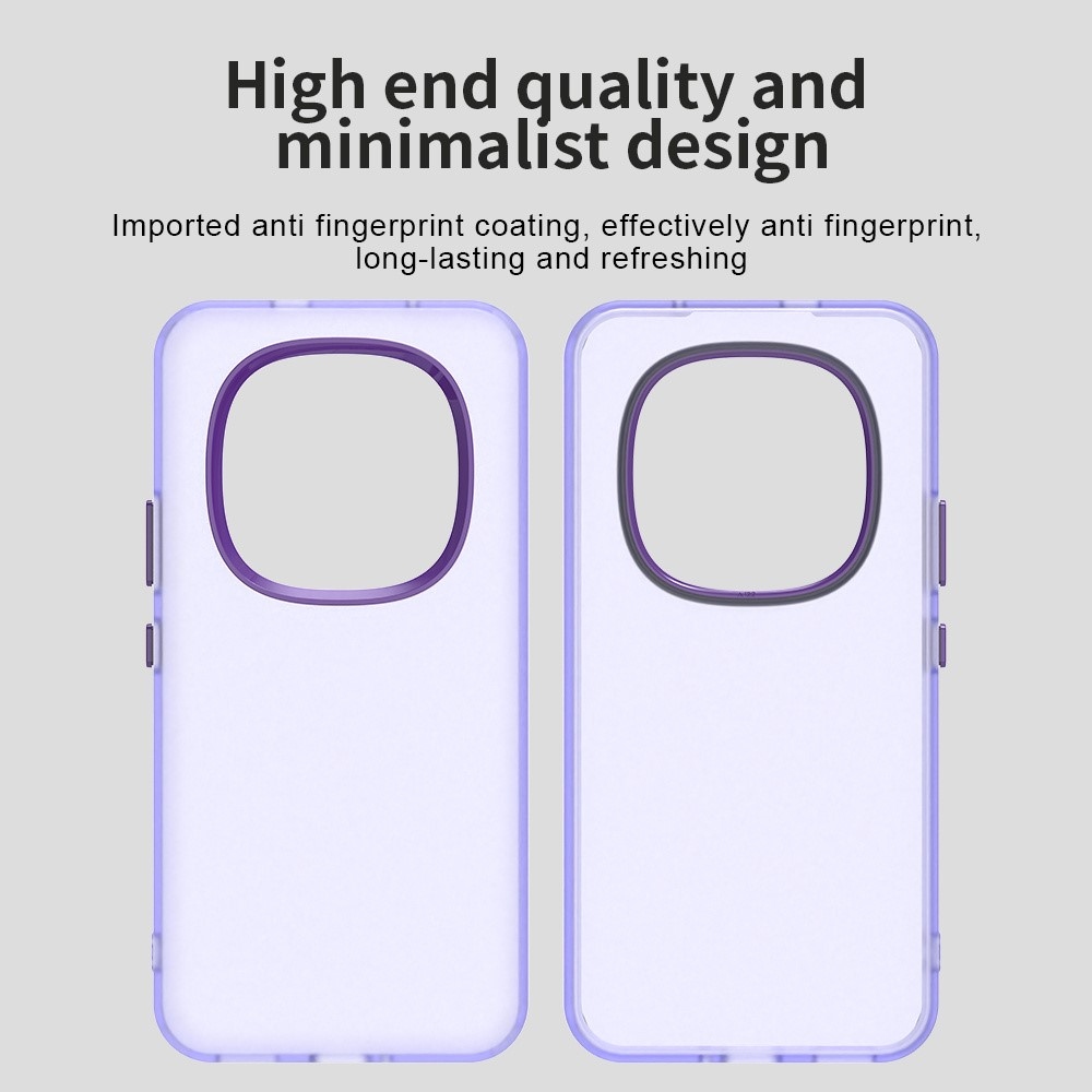 Candys matný gélový obal na Xiaomi Redmi Note 15 Pro 5G - fialový