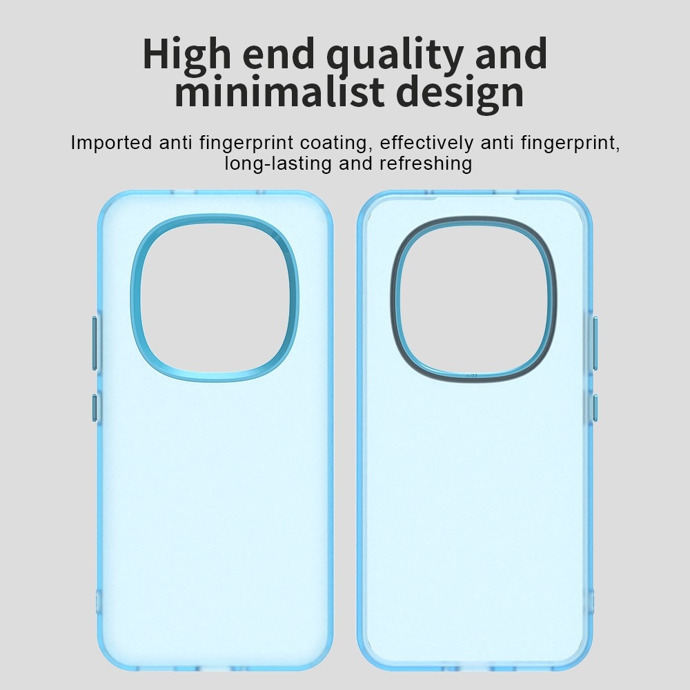 Candys matný gélový obal na Xiaomi Redmi Note 15 Pro 5G - modrý