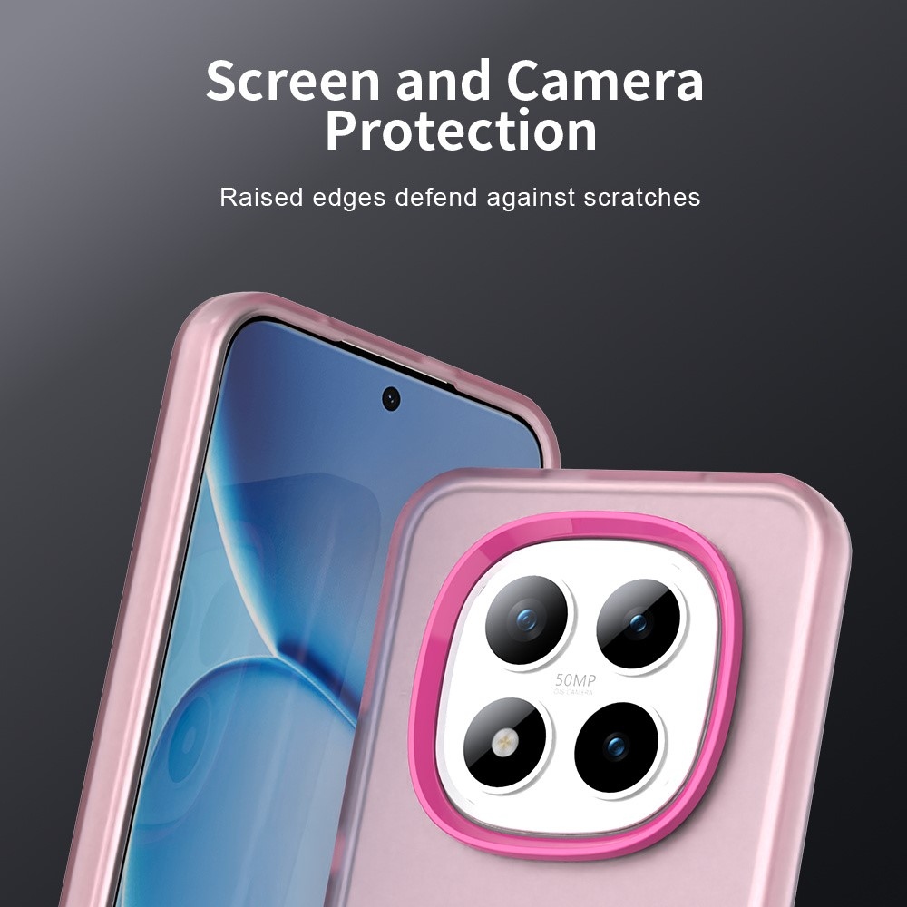 Candys matný gélový obal na Xiaomi Redmi Note 15 Pro 5G - rose