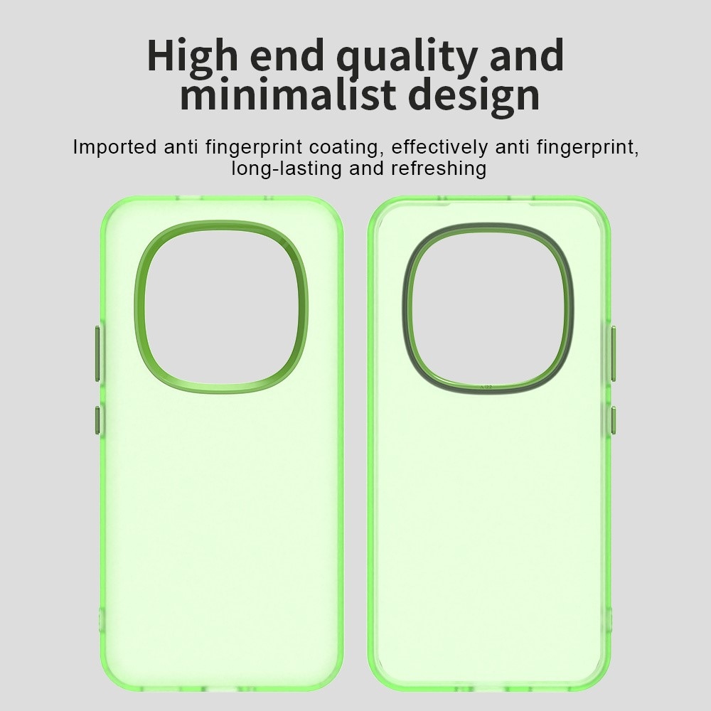 Candys matný gélový obal na Xiaomi Redmi Note 15 Pro 5G - zelený