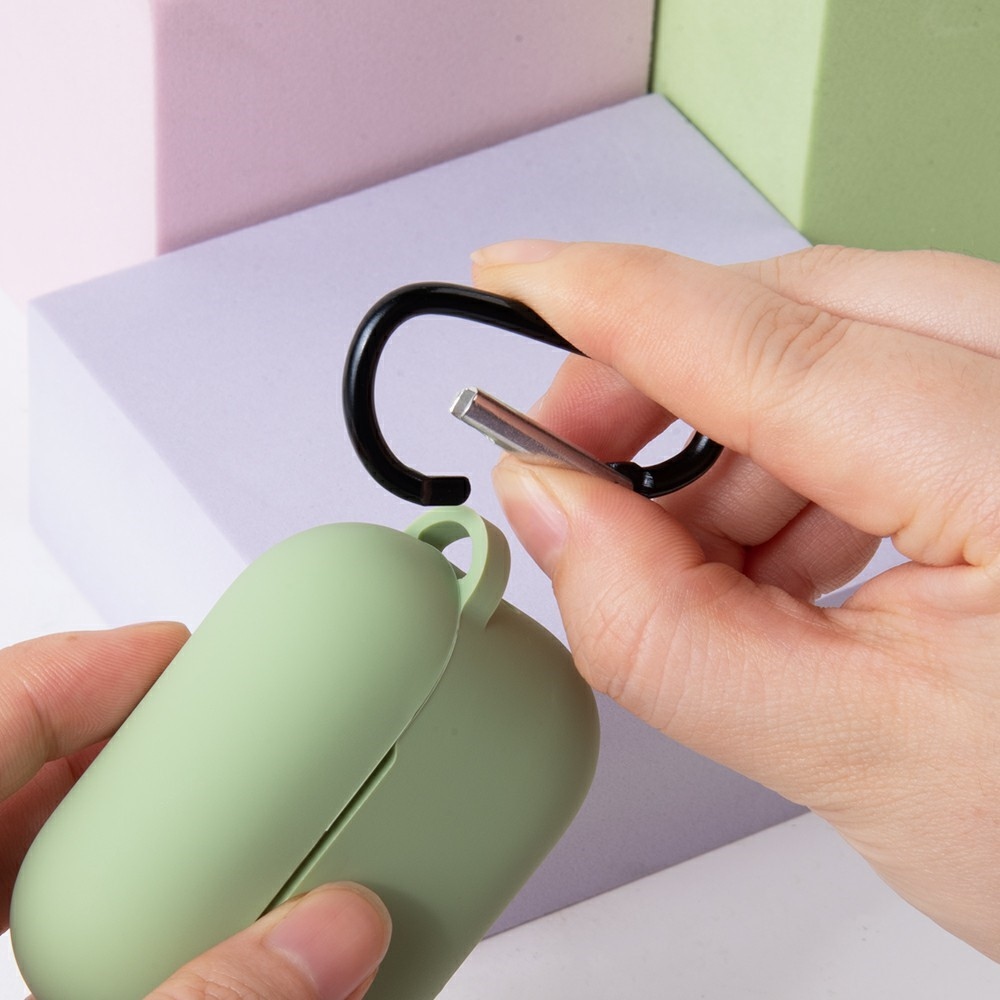 Carabi silikónový obal na Apple AirPods Pro 3 - matcha zelená