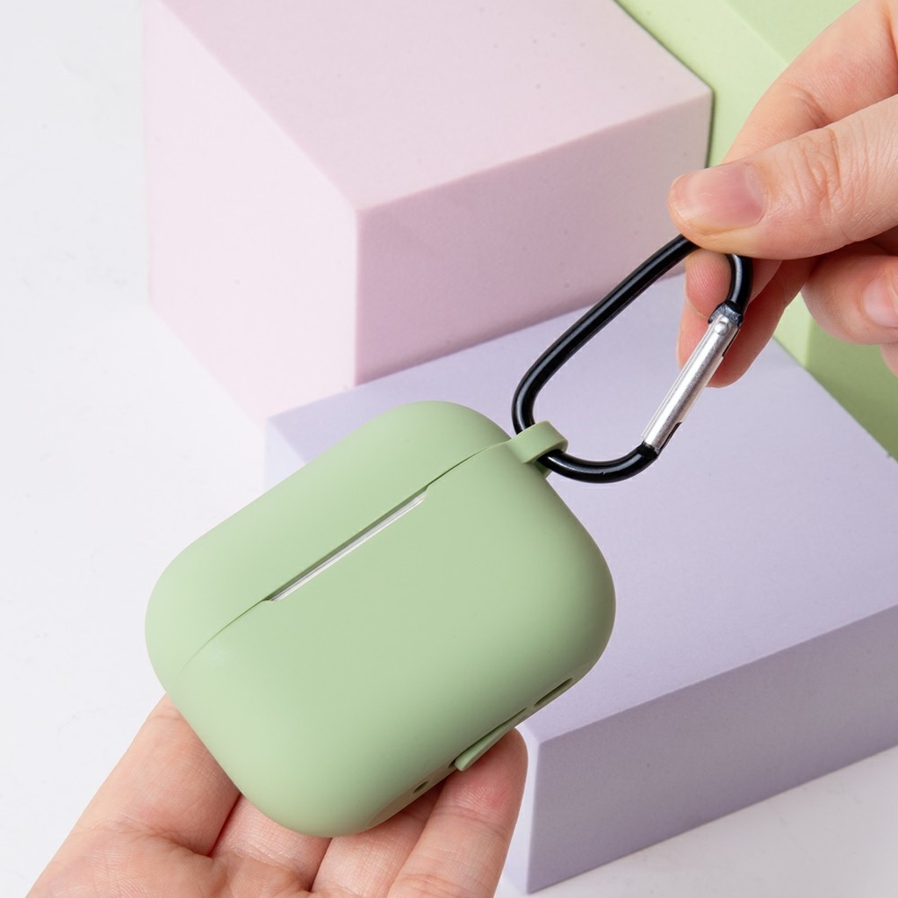 Carabi silikónový obal na Apple AirPods Pro 3 - matcha zelená