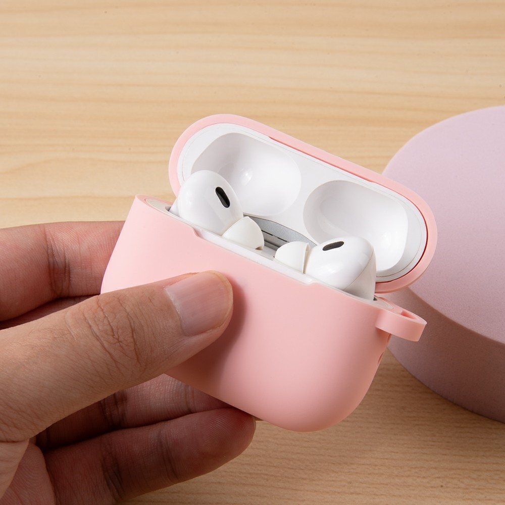 Carabi silikónový obal na Apple AirPods Pro 3 - svetloružový