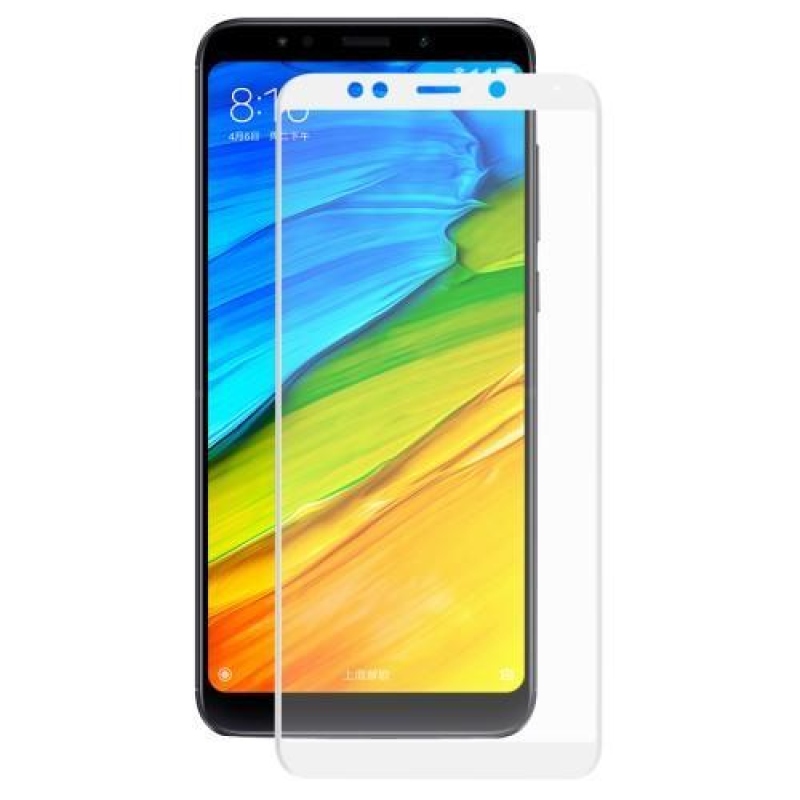 Carb 3D ochranné tvrdené sklo na Xiaomi Redmi 5 - biely lem