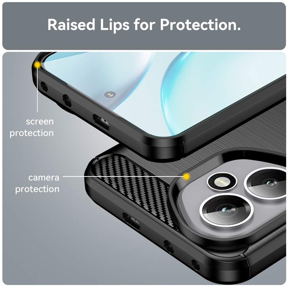 Carbon odolný gélový obal na Honor 400 - čierny