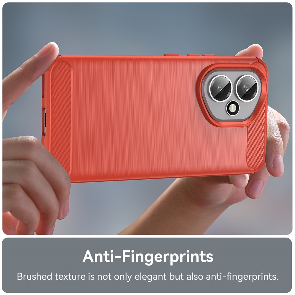 Carbon odolný gélový obal na Honor 400 - červený