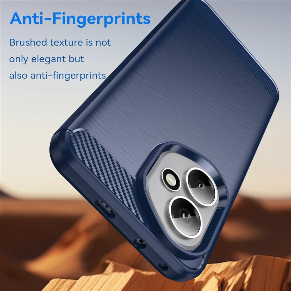 Carbon odolný gélový obal na Honor 400 - modrý