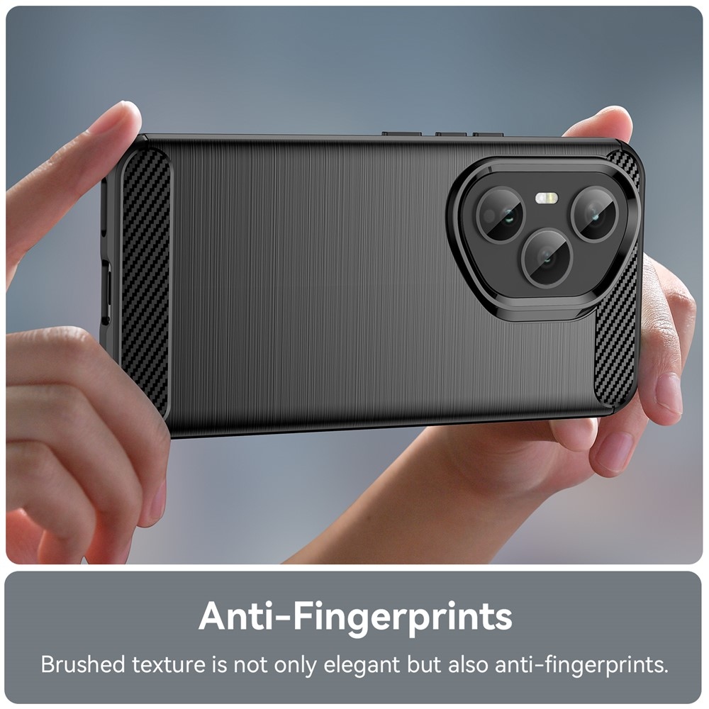 Carbon odolný gélový obal na Honor 400 Pro - čierny