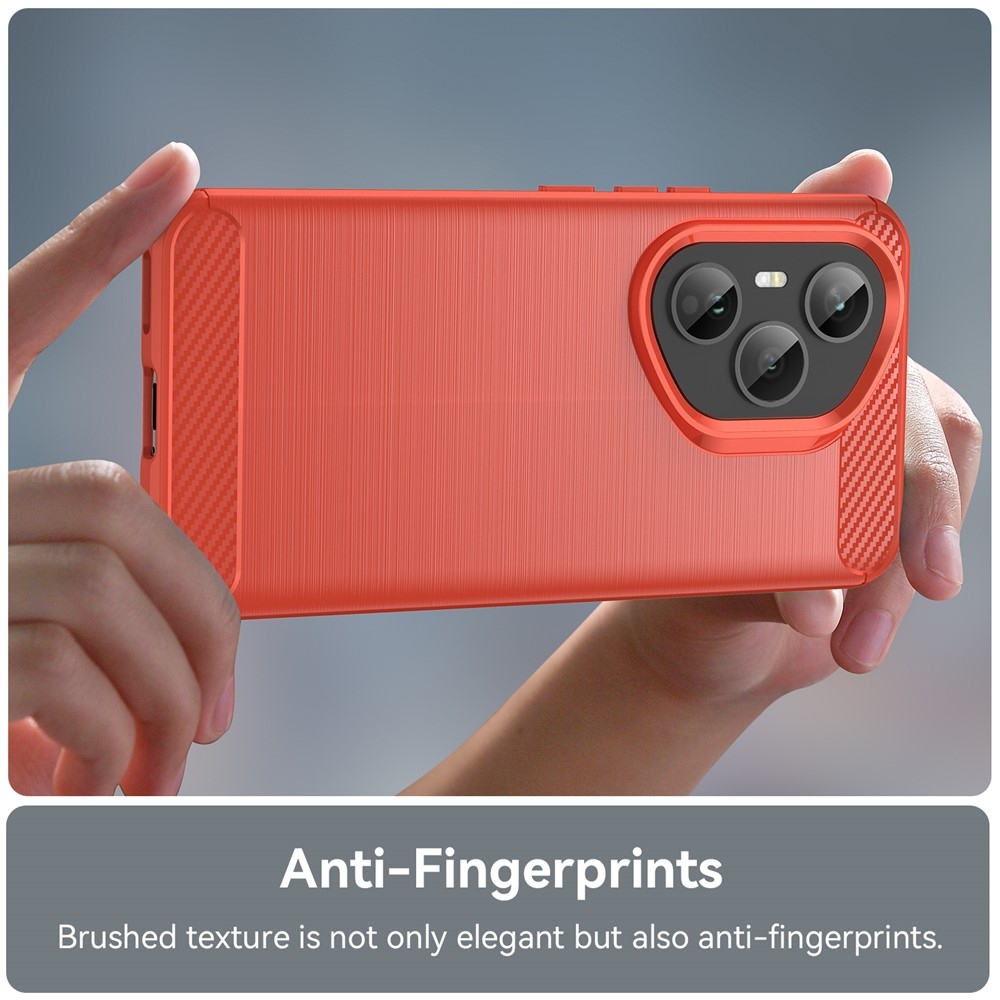 Carbon odolný gélový obal na Honor 400 Pro - červený