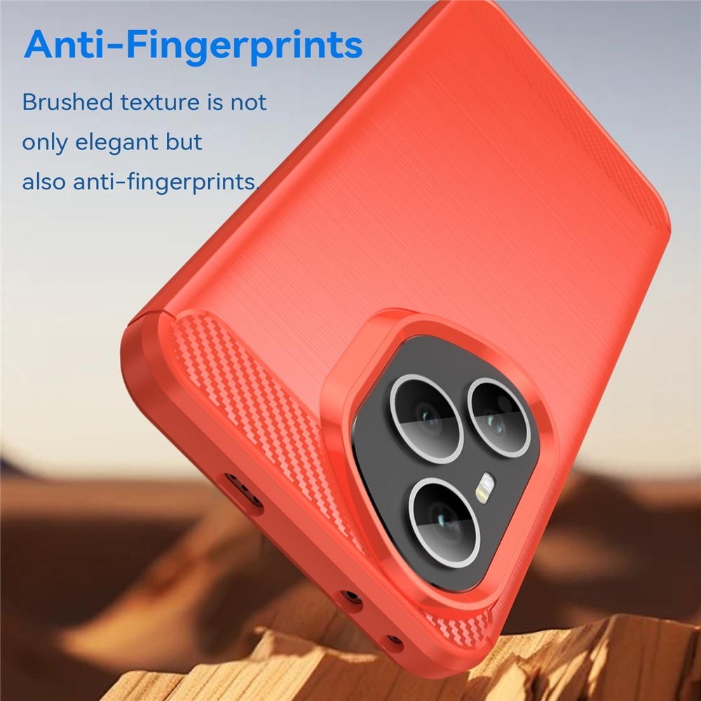 Carbon odolný gélový obal na Honor 400 Pro - červený