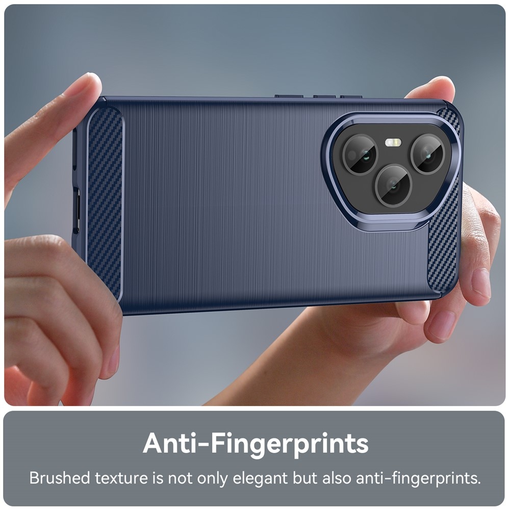 Carbon odolný gélový obal na Honor 400 Pro - modrý