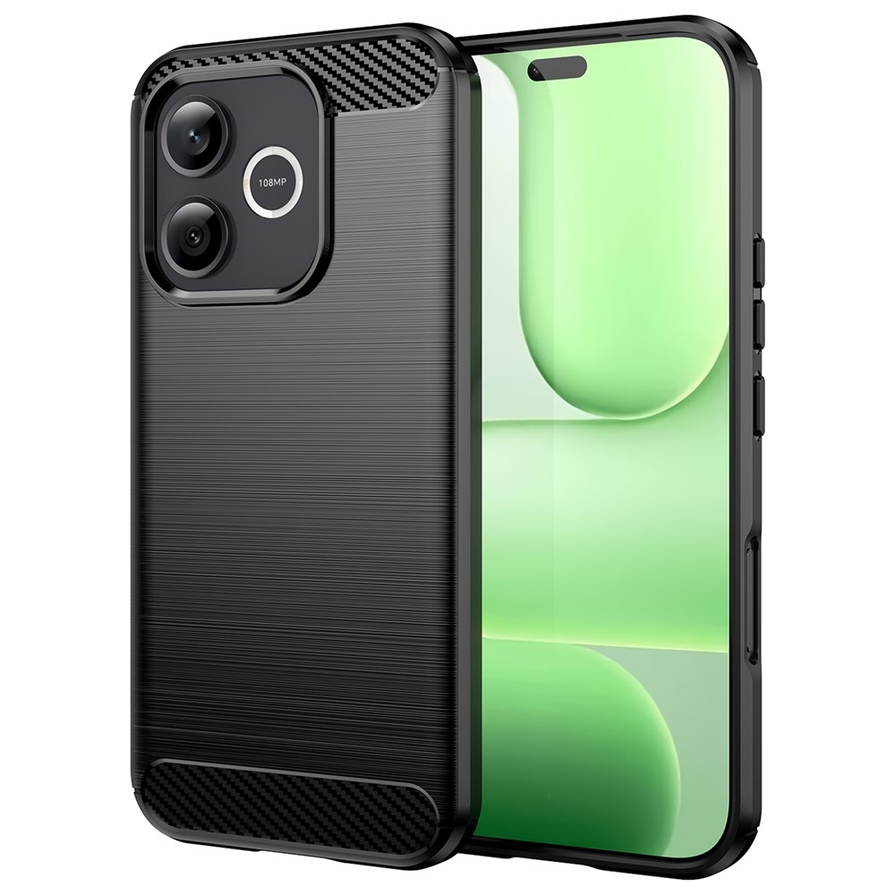 Carbon odolný gélový obal na Honor 600 Lite 5G - čierny