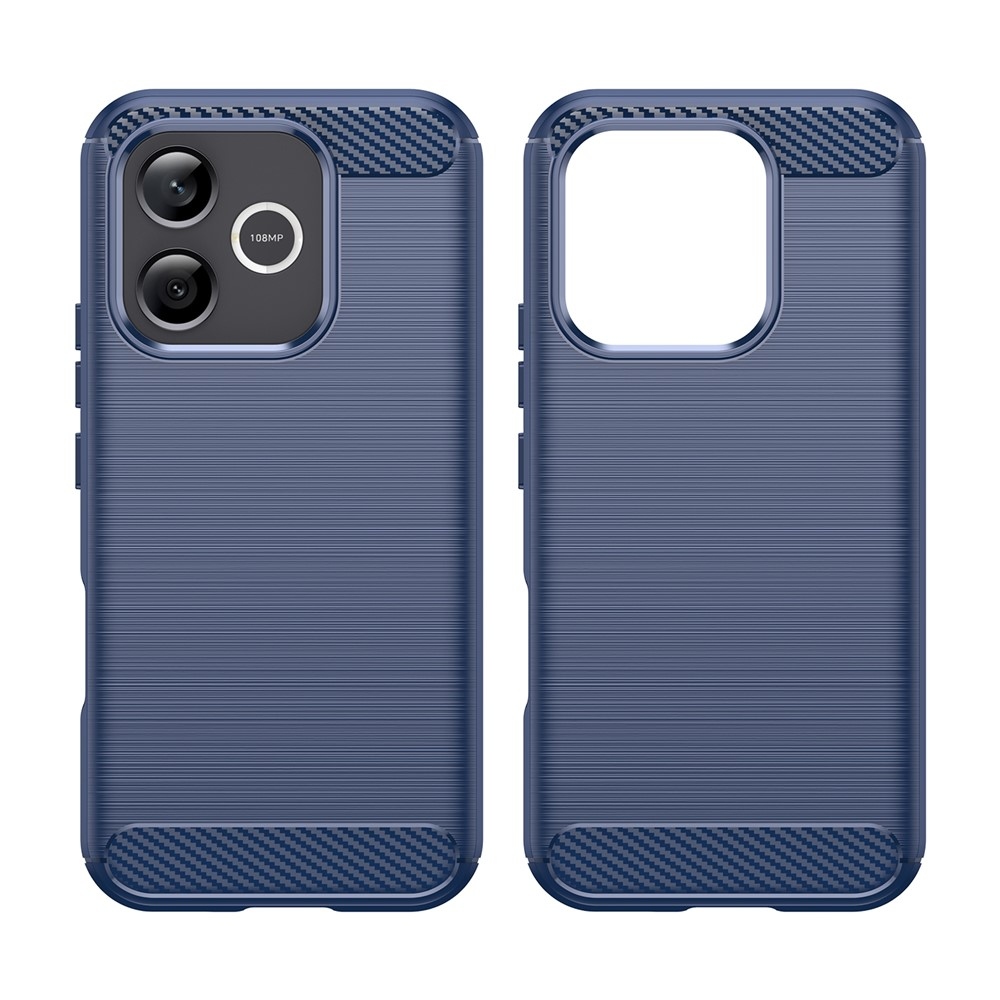 Carbon odolný gélový obal na Honor 600 Lite 5G - modrý