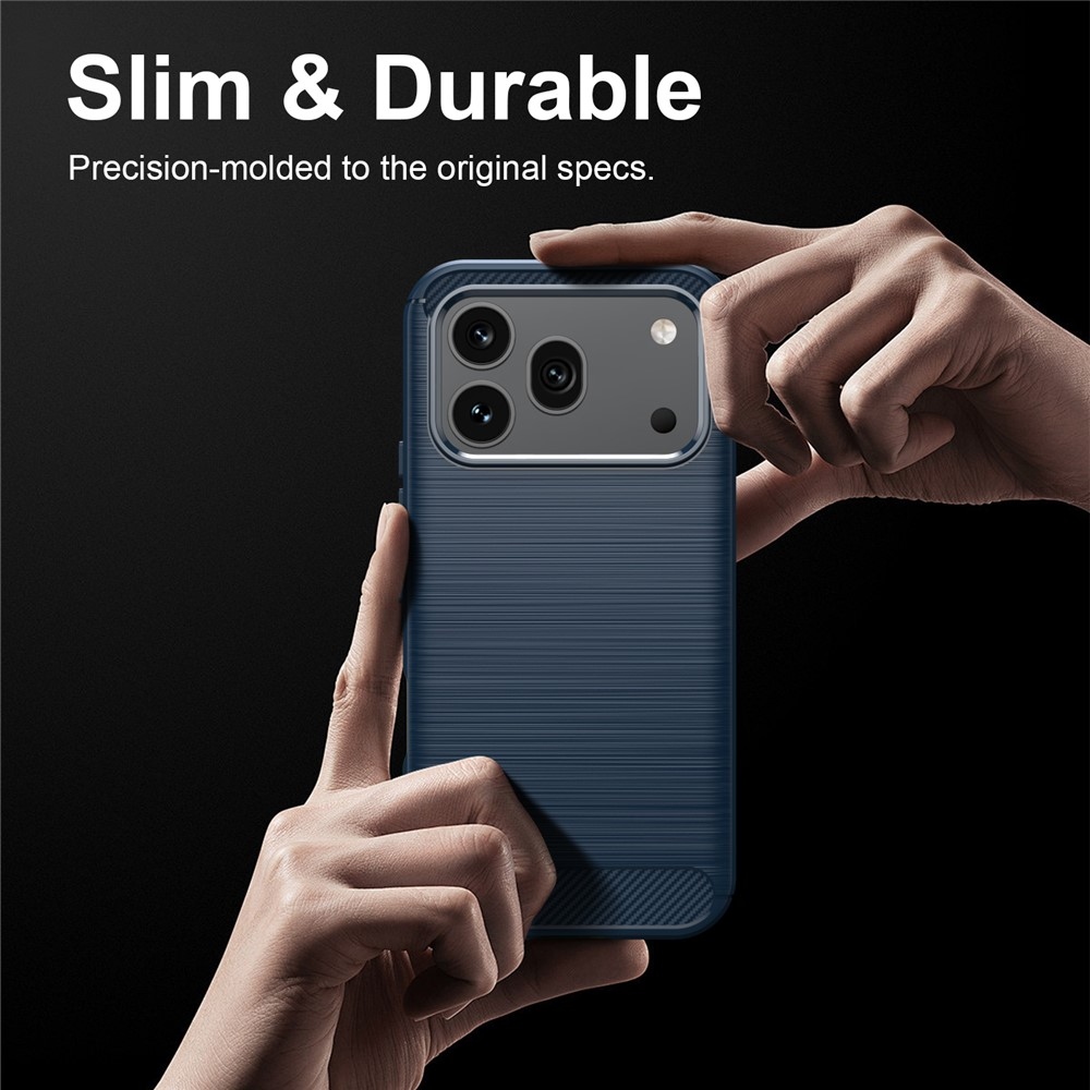 Carbon odolný gélový obal na Honor 600 Pro 5G/Honor 600 5G - modrý