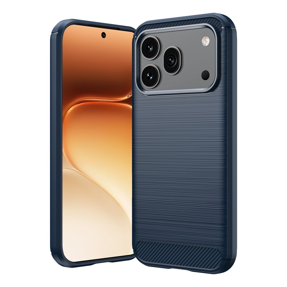 Carbon odolný gélový obal na Honor 600 Pro 5G/Honor 600 5G - modrý