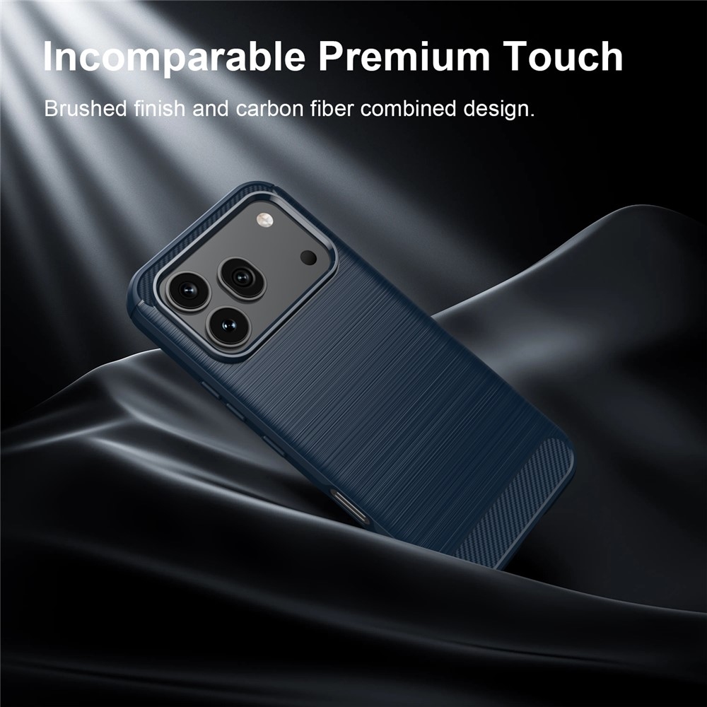 Carbon odolný gélový obal na Honor 600 Pro 5G/Honor 600 5G - modrý