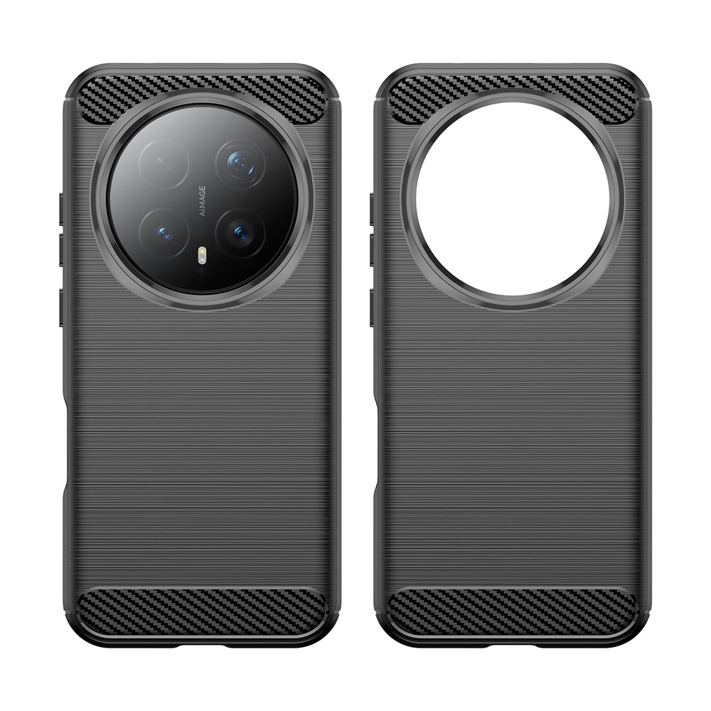 Carbon odolný gélový obal na Honor Magic 8 Pro 5G - čierny