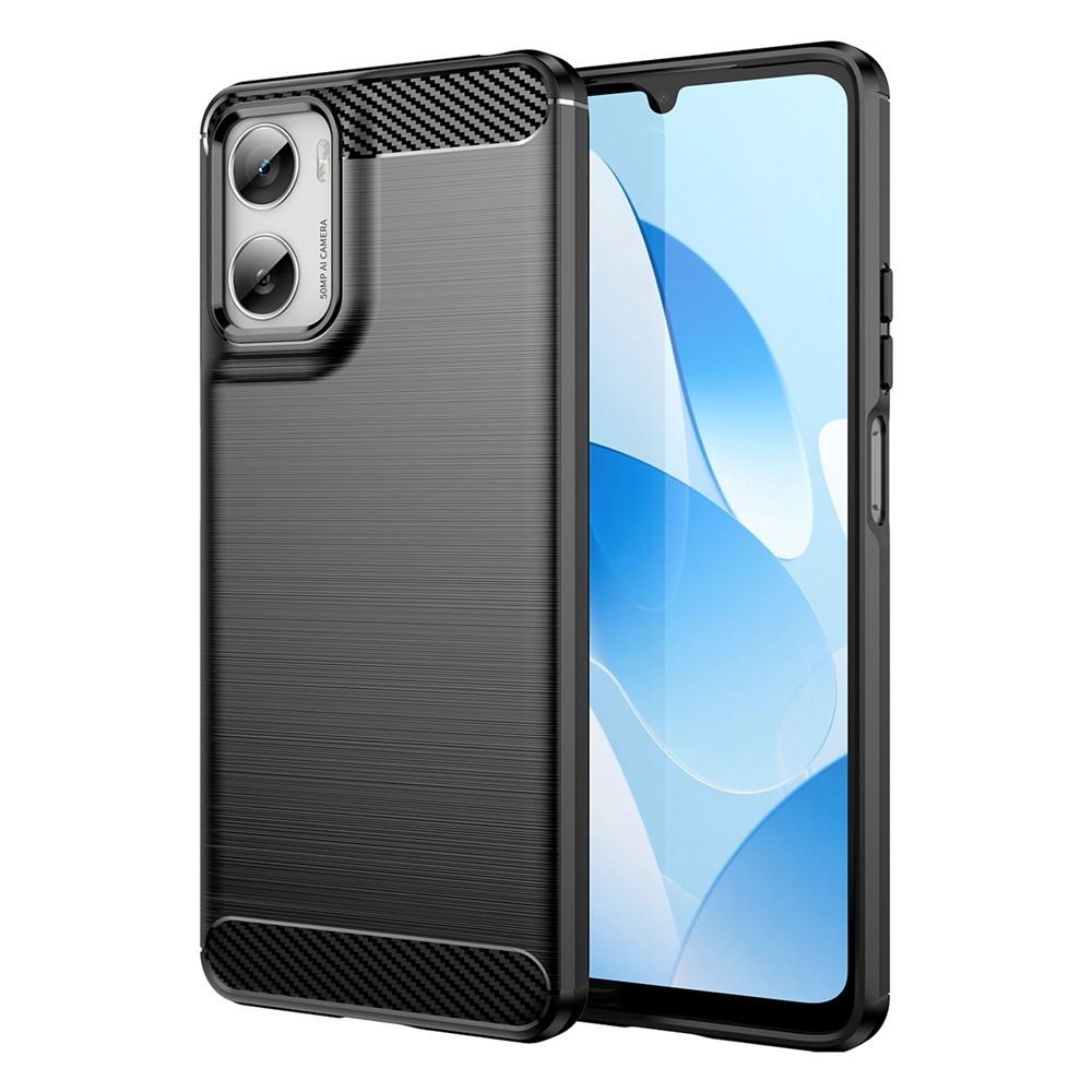 Carbon odolný gélový obal na Motorola Moto G06/G06 Power - čierny