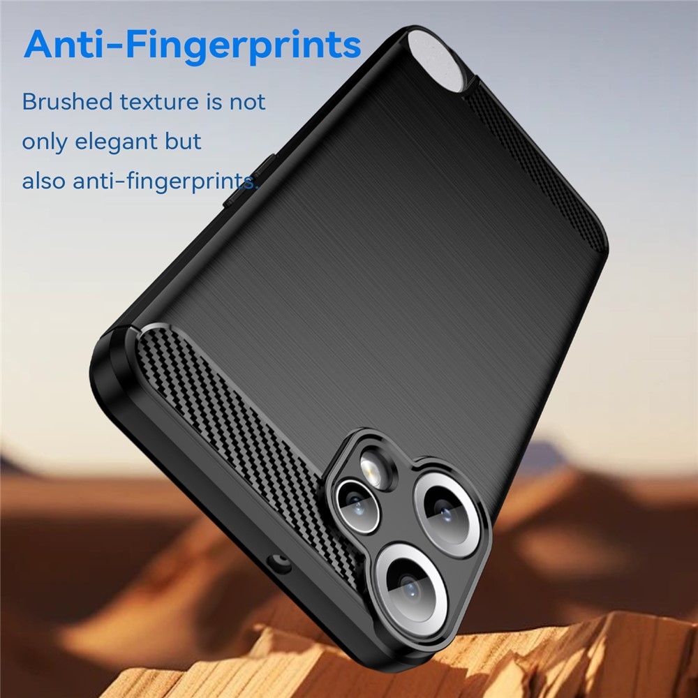 Carbon odolný gélový obal na Nothing CMF Phone 2 Pro - čierny