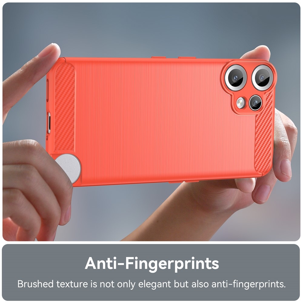 Carbon odolný gélový obal na Nothing CMF Phone 2 Pro - červený