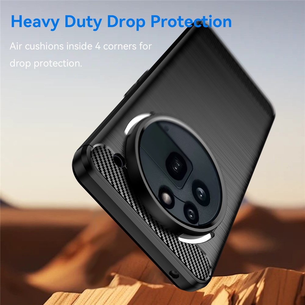 Carbon odolný gélový obal na Nothing Phone (3a) Pro - čierny