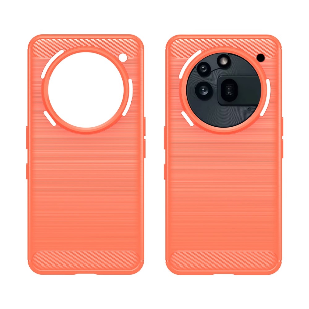 Carbon odolný gélový obal na Nothing Phone (3a) Pro - červený