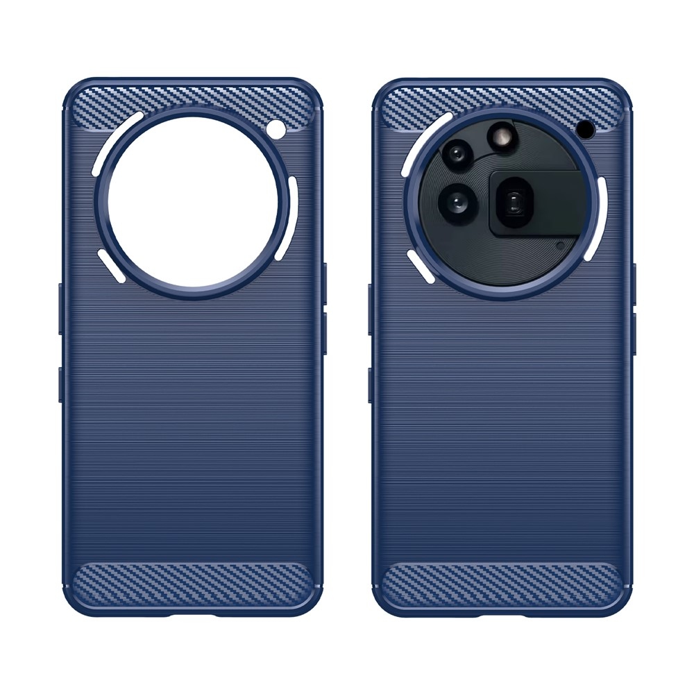Carbon odolný gélový obal na Nothing Phone (3a) Pro - modrý