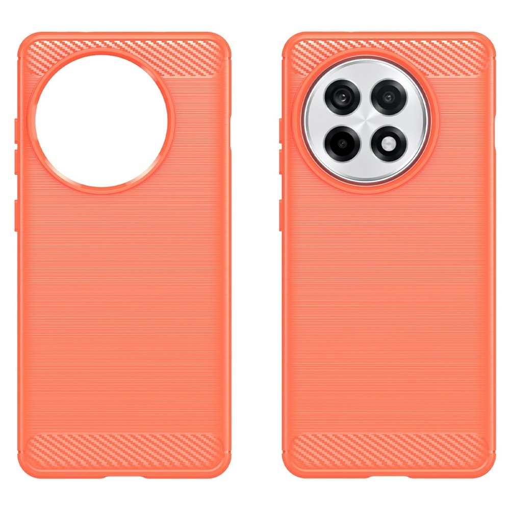 Carbon odolný gélový obal na OnePlus 13R 5G - červený