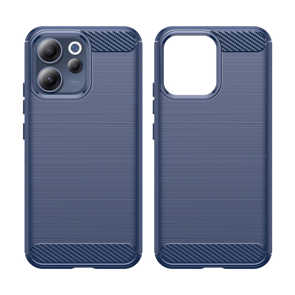 Carbon odolný gélový obal na Oppo Reno 15 FS 5G - modrý