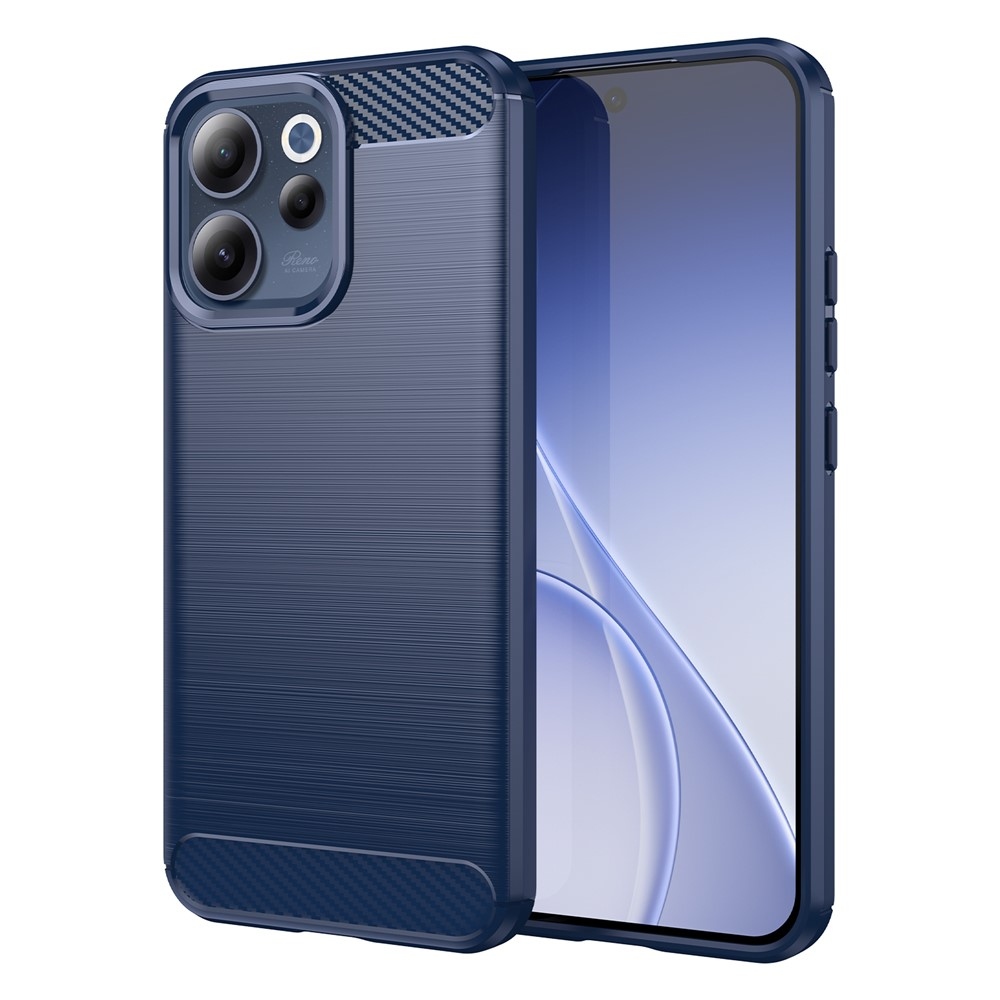 Carbon odolný gélový obal na Oppo Reno 15 FS 5G - modrý