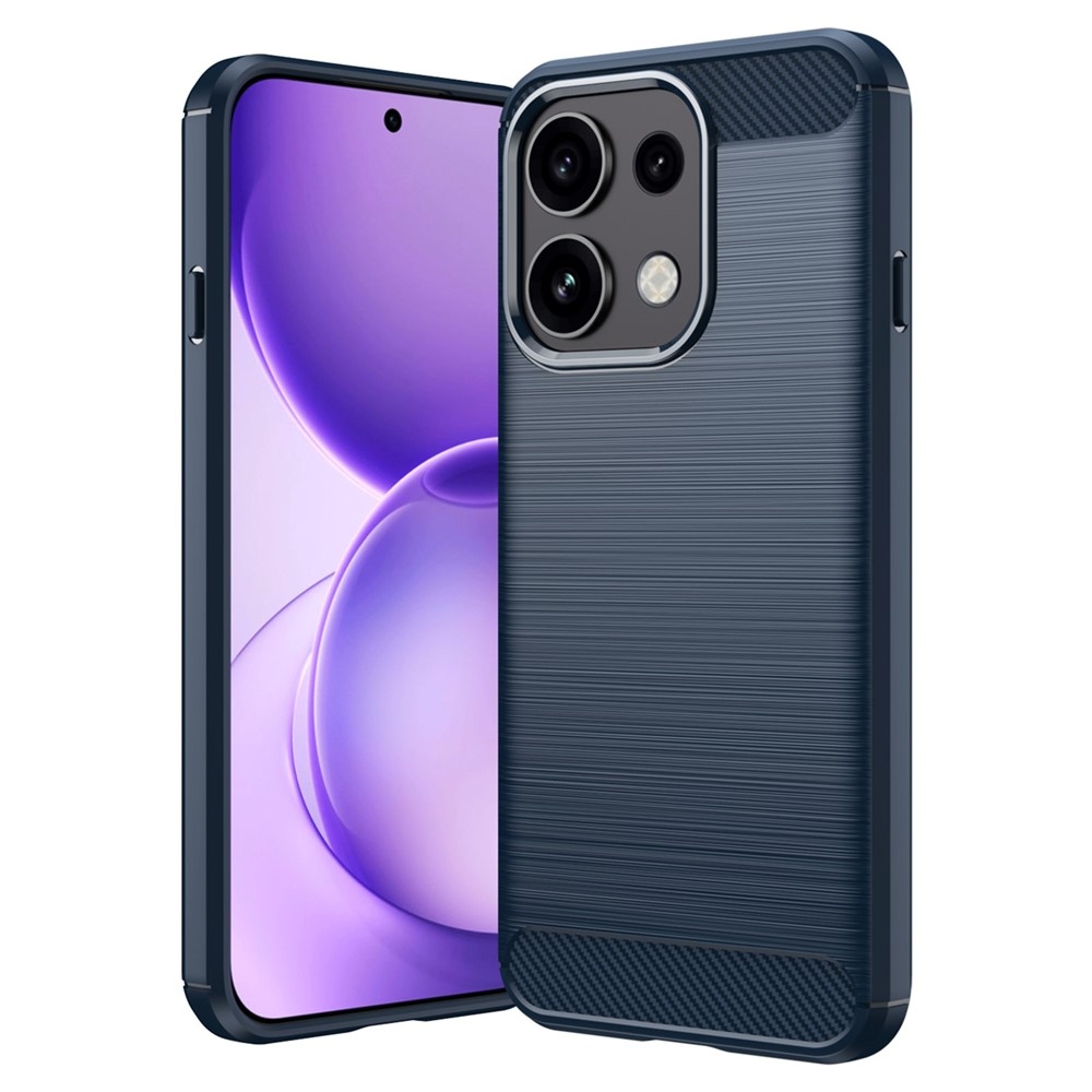 Carbon odolný gélový obal na Oppo Reno 16 FS 5G - modrý