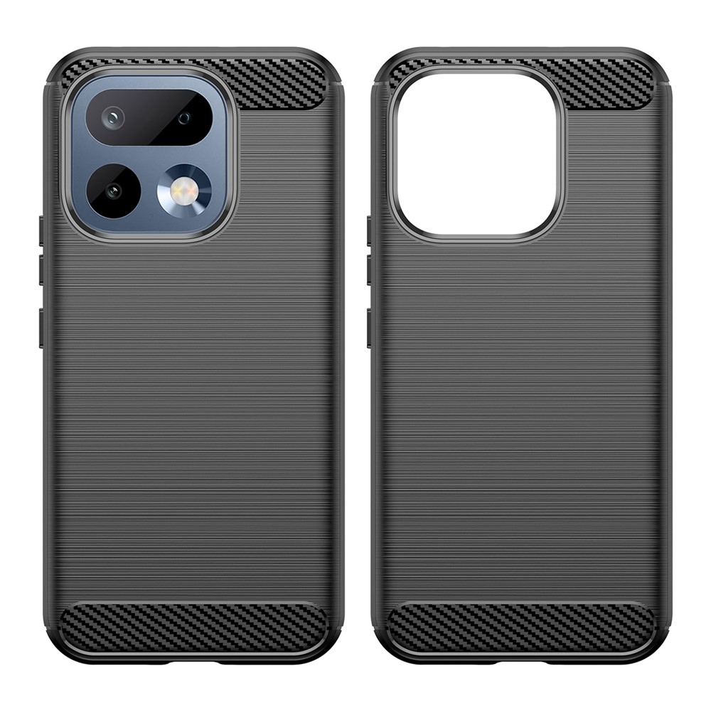Carbon odolný gélový obal na Realme 16 Pro 5G - čierny