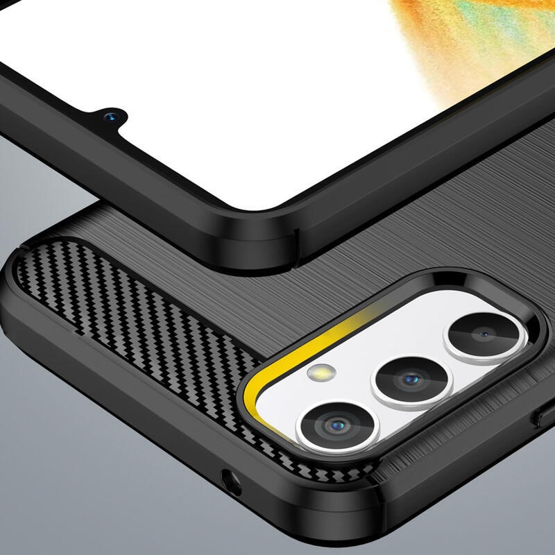 Carbon odolný gélový obal na Samsung Galaxy A34 5G - čierny