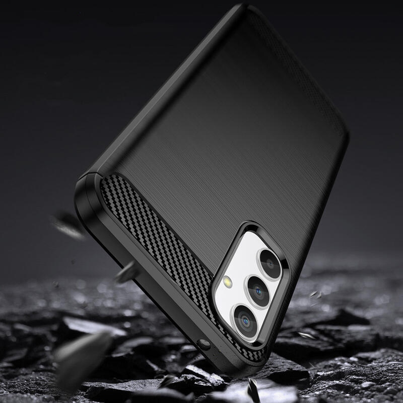 Carbon odolný gélový obal na Samsung Galaxy A34 5G - čierny
