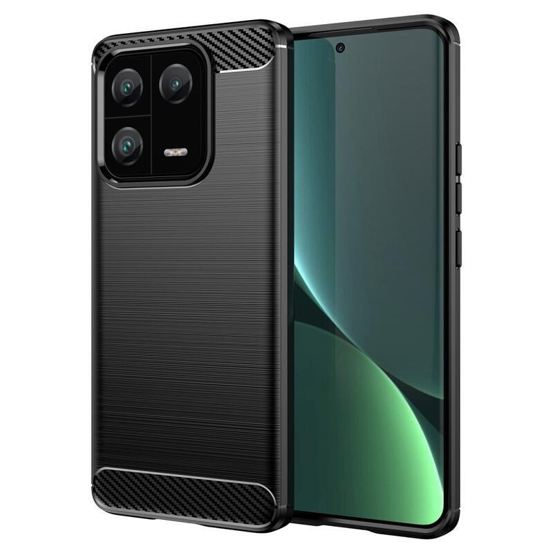 Carbon odolný gélový obal na Xiaomi 13 Pro - čierny