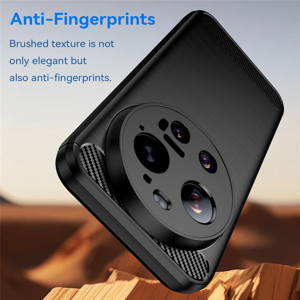 Carbon odolný gélový obal na Xiaomi 17 Ultra - čierny