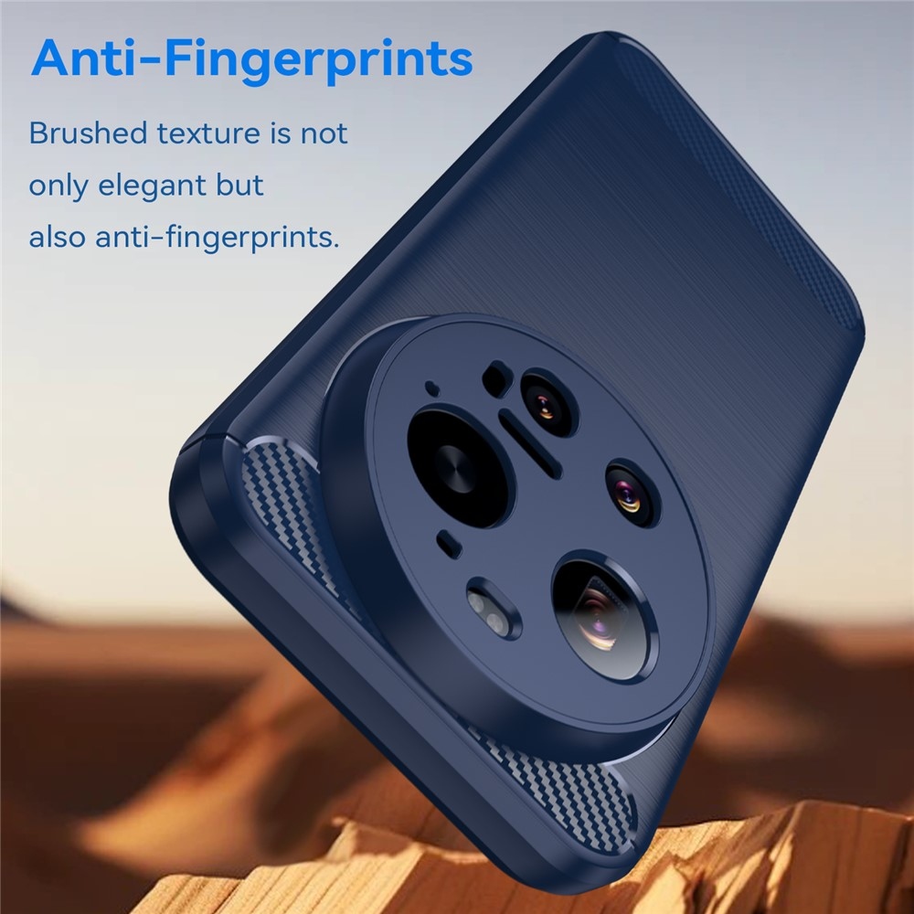 Carbon odolný gélový obal na Xiaomi 17 Ultra - modrý