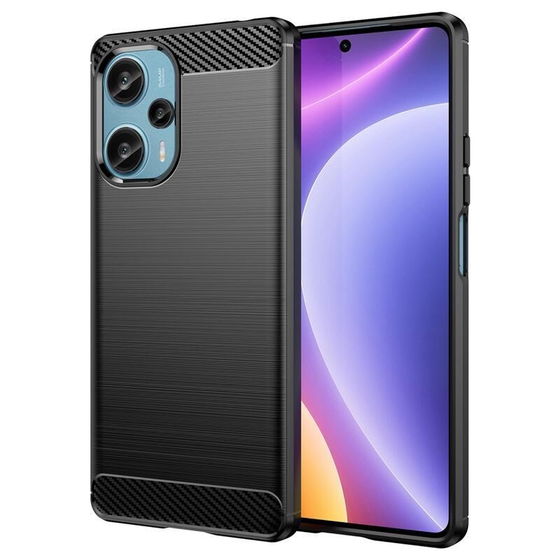 Carbon odolný gélový obal na Xiaomi Poco F5 - čierny