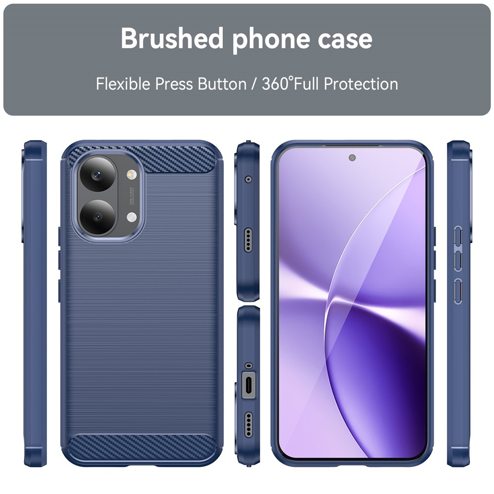Carbon odolný gélový obal na Xiaomi Poco X8 Pro Max 5G - modrý