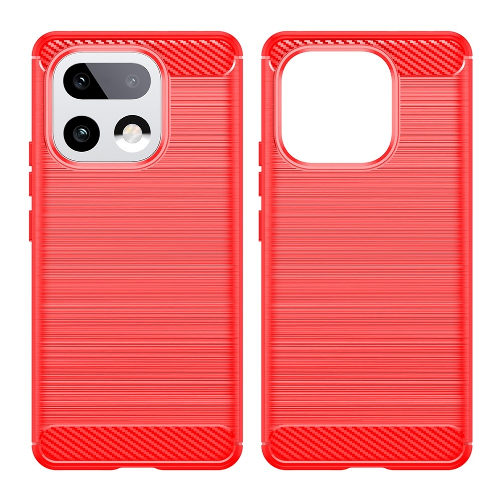 Carbon odolný gélový obal na Xiaomi Realme 16 Pro + 5G - červený