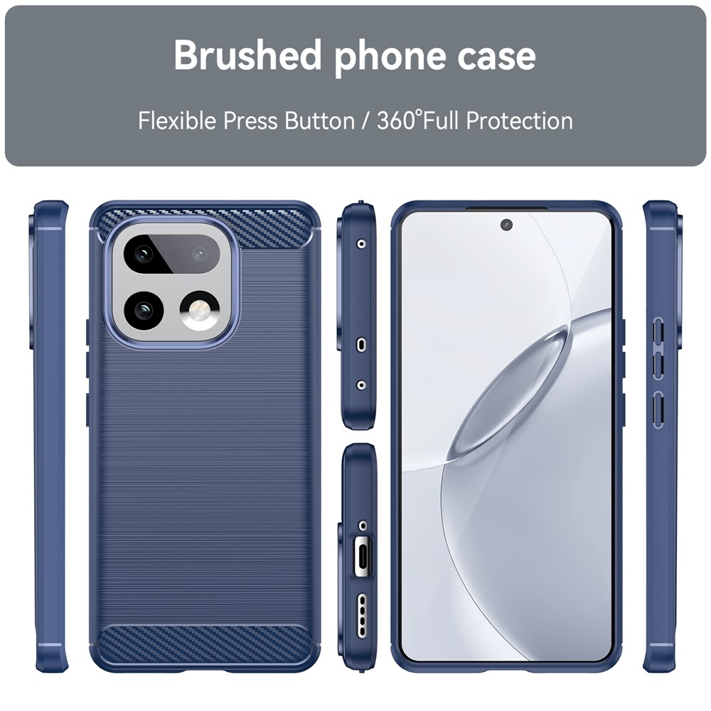 Carbon odolný gélový obal na Xiaomi Realme 16 Pro + 5G - modrý