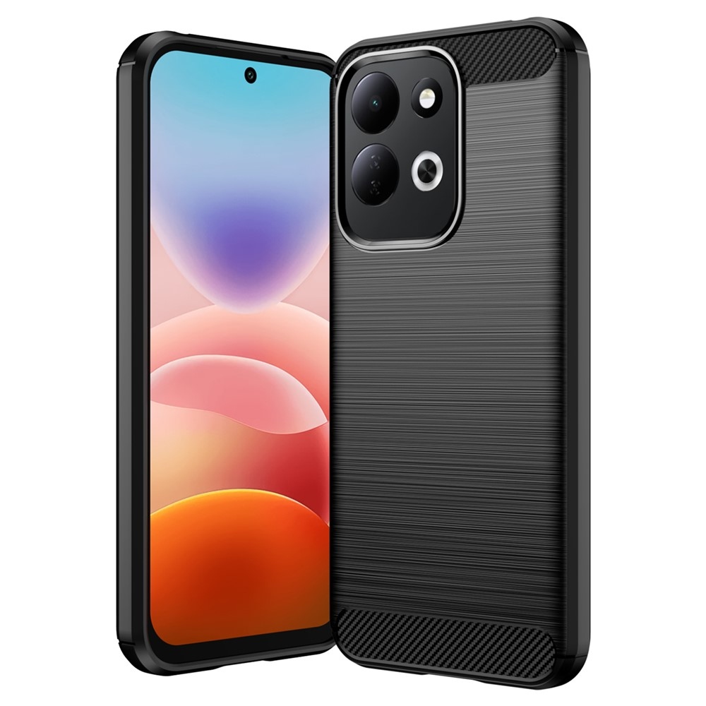 Carbon odolný gélový obal na Xiaomi Redmi 17 4G/5G - čierny