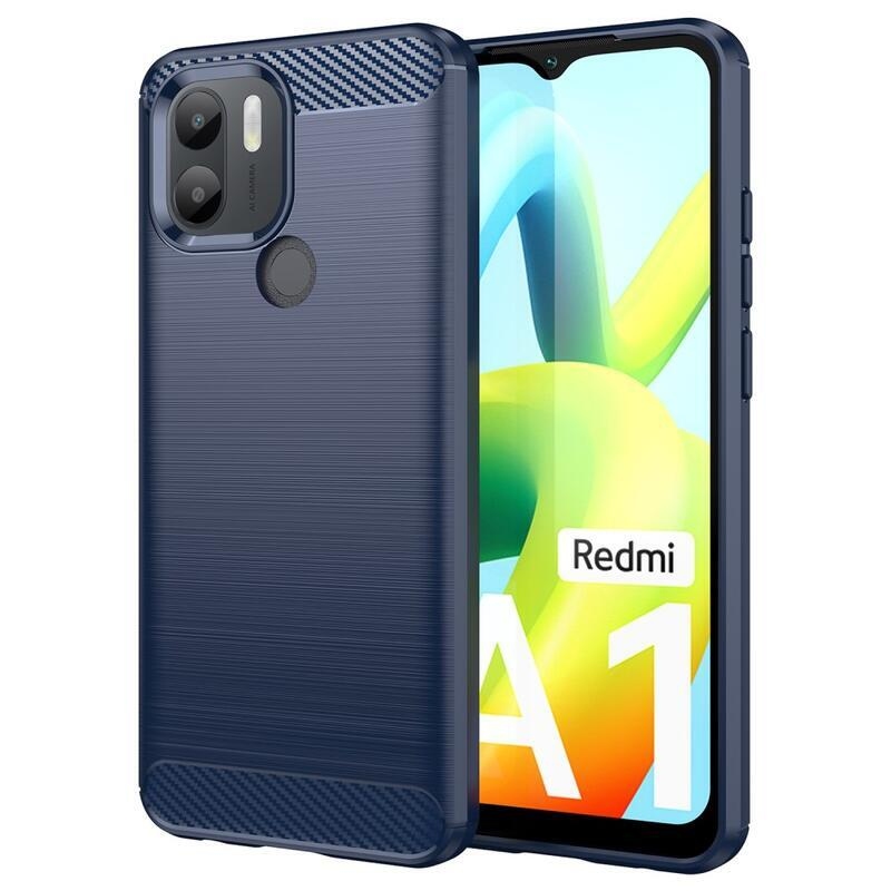 Carbon odolný gélový obal na Xiaomi Redmi A1+/A2+ - modrý