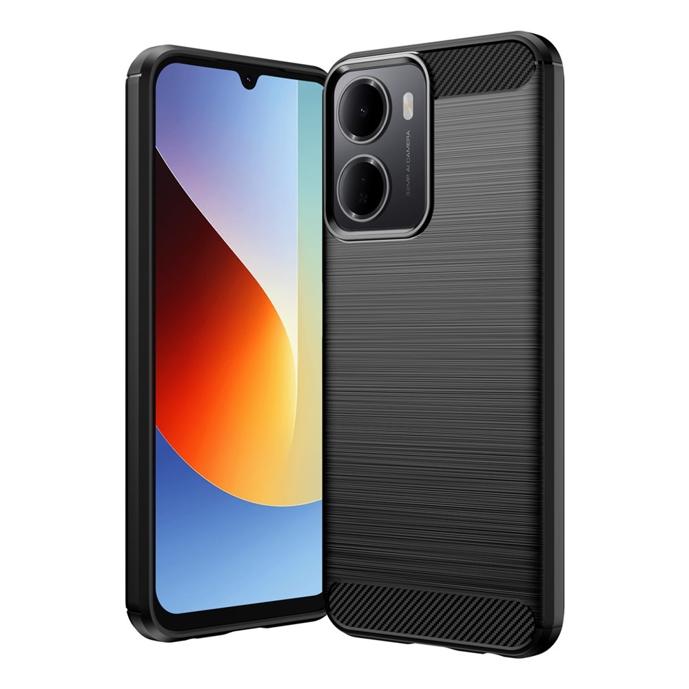 Carbon odolný gélový obal na Xiaomi Redmi A7 Pro - čierny