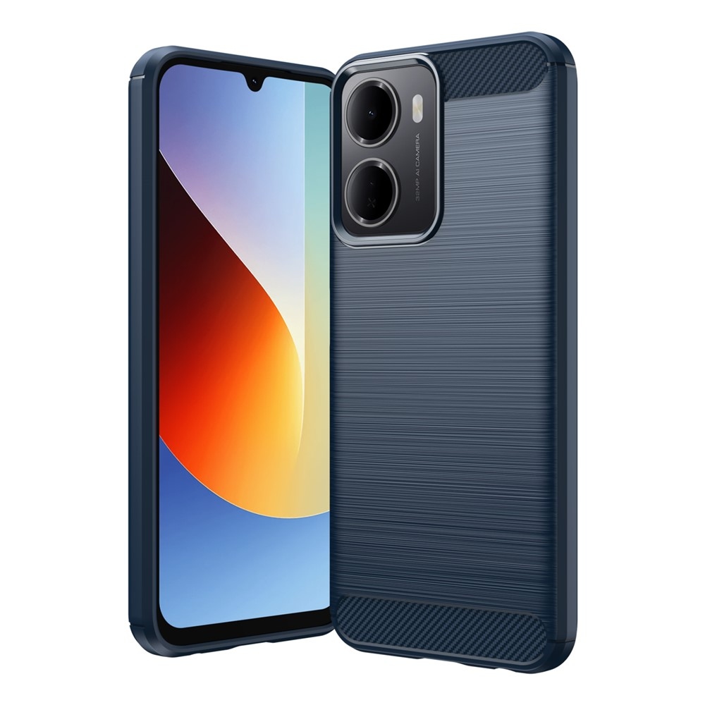 Carbon odolný gélový obal na Xiaomi Redmi A7 Pro - modrý