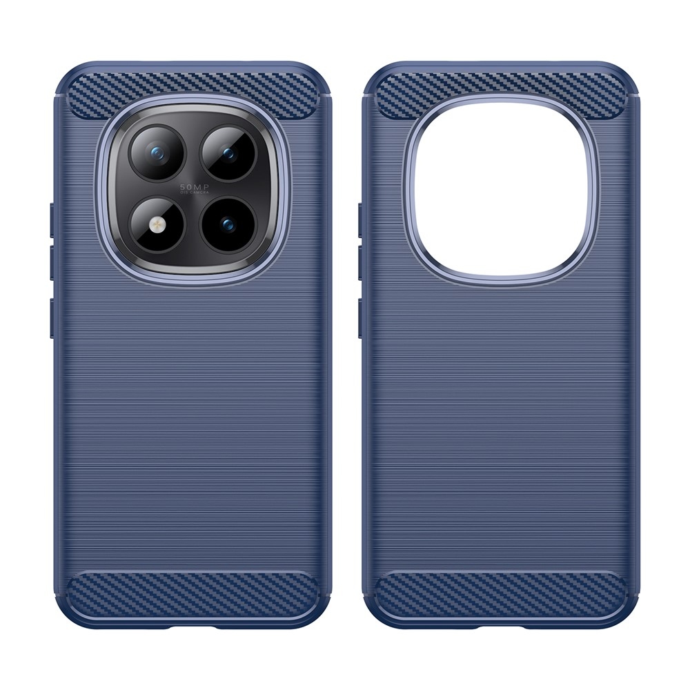 Carbon odolný gélový obal na Xiaomi Redmi Note 15 Pro+ 5G - modrý