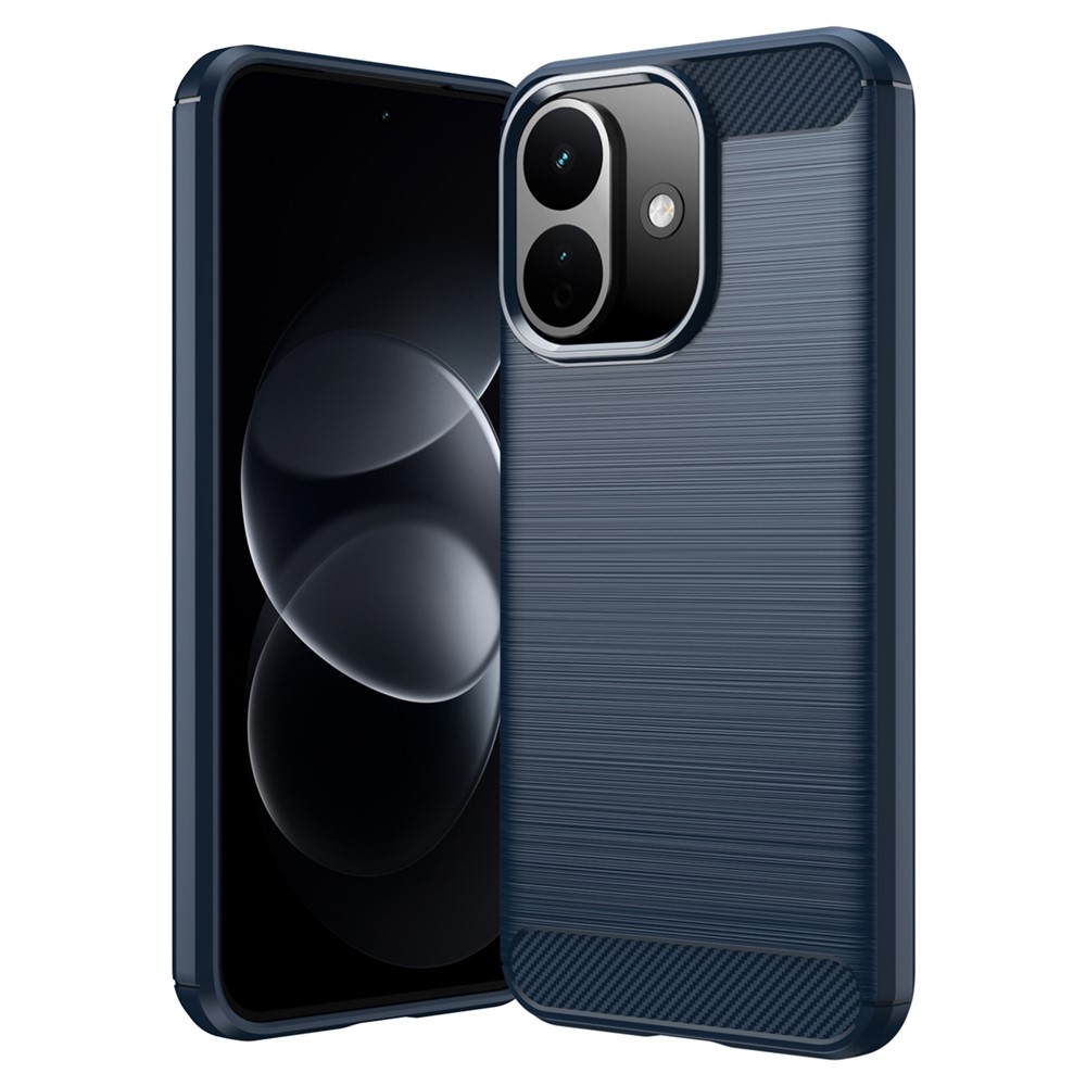 Carbon odolný gélový obal na Xiaomi Redmi Note 17 Pro 5G - modrý